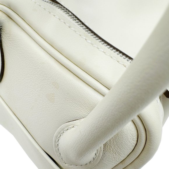 Hermes Lindy Verso Swift Nata Sesame B Stamp 2way Ivory MINI Handbag Shoulder... - Picture 11 of 16